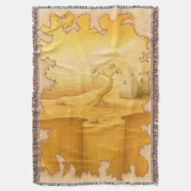 Couverture Peinture Motif Aventure "The Edge of the World" (devant Vertical)