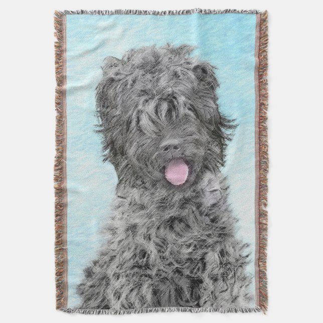 Couverture Peinture russe Terrier noir - Chien original migno (devant Vertical)