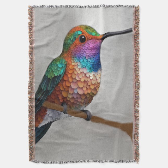 Couverture Peinture vibrante de colibri d'Allen (devant Vertical)