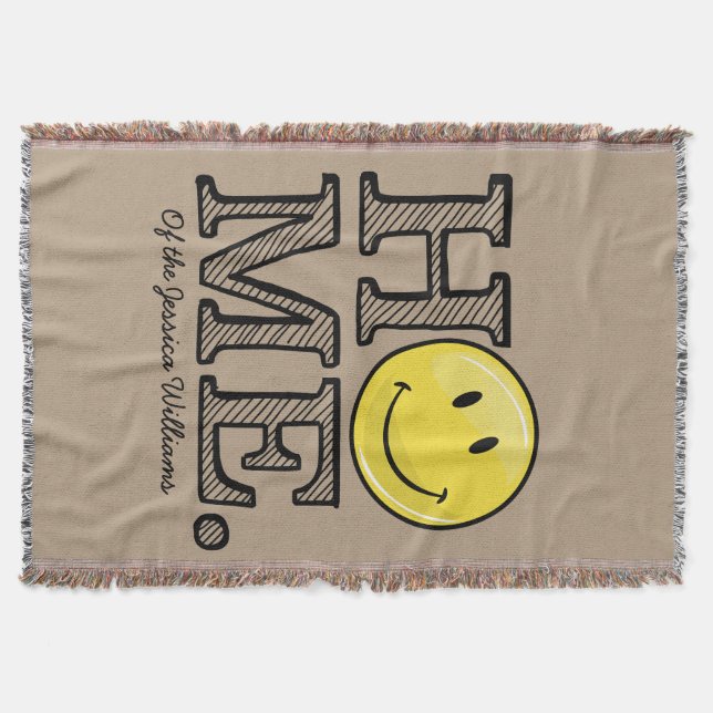 Couverture Pendaison de crémaillère heureuse jaune classique (Devant)
