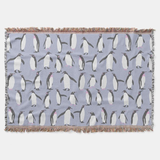 Couverture Penguins d'hiver sans faille motif + vos idées (Devant)