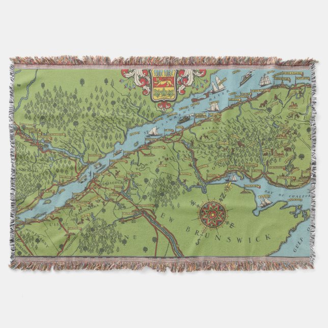 Couverture Péninsule de Gaspé, carte du Canada (Devant)