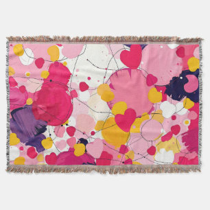 Couverture "Pensées d'amour aléatoires" - Abstrait coloré