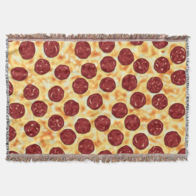Couverture Pepperoni Pizza Motif (Devant)