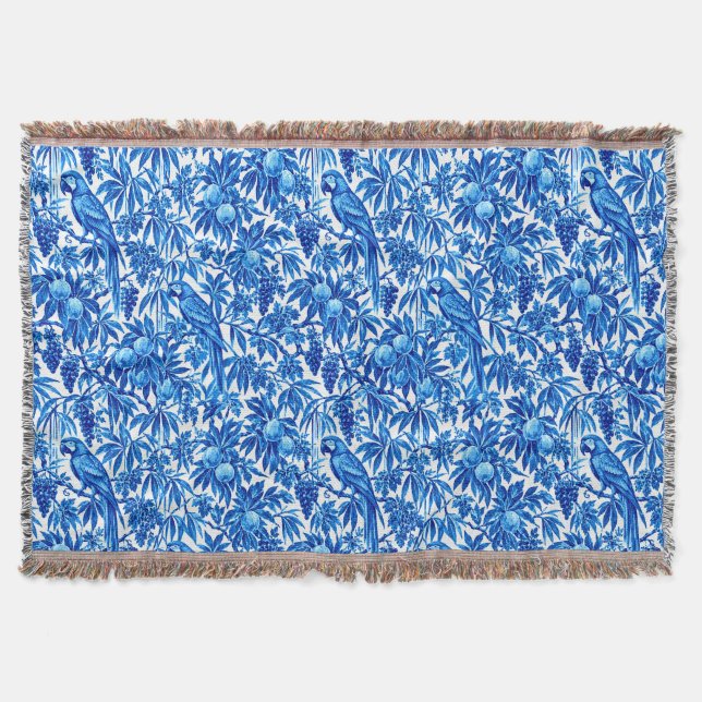 Couverture Perroquets bleus dans un jardin tropical (Devant)