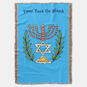 Couverture Persian Magen David Menorah