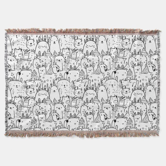 Couverture Personnages Mignons Kawaii Doodle (2) (Devant)