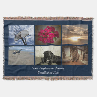 Couverture Personnalisé 6 Photo Afghanistan Collage photo ble