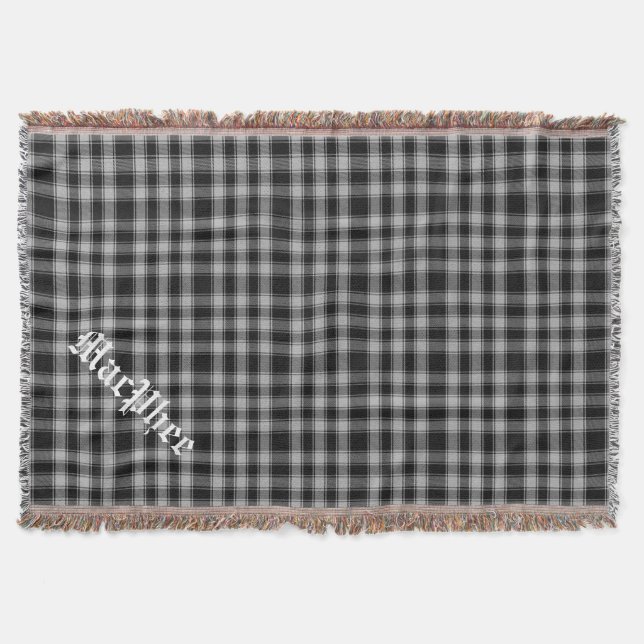 Couverture personnalisée à motif tartan MacPhee (Devant)