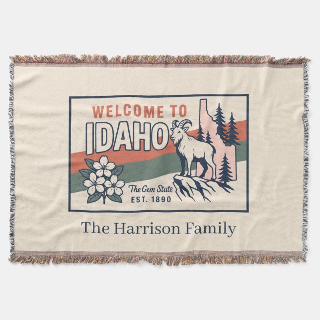 Couverture personnalisée de l'Idaho (Devant)