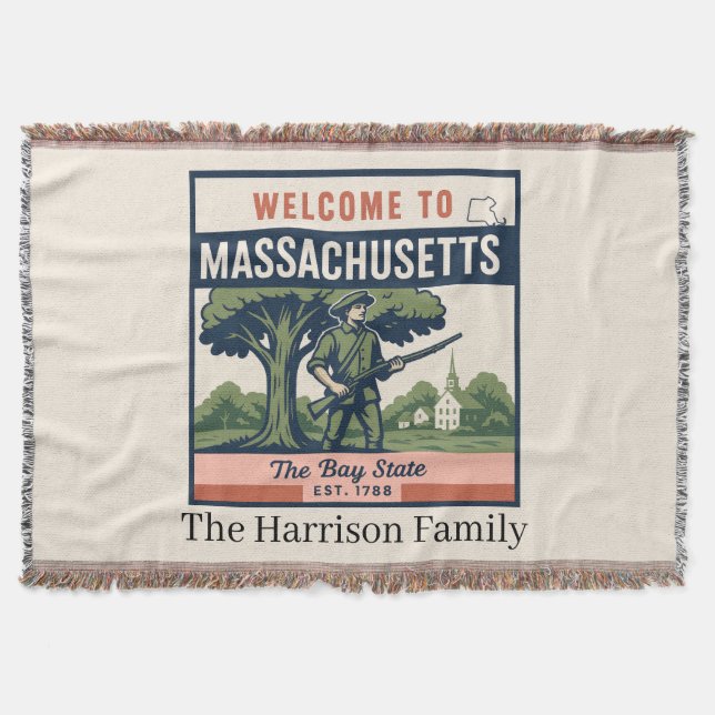 Couverture personnalisée du Massachusetts (Devant)