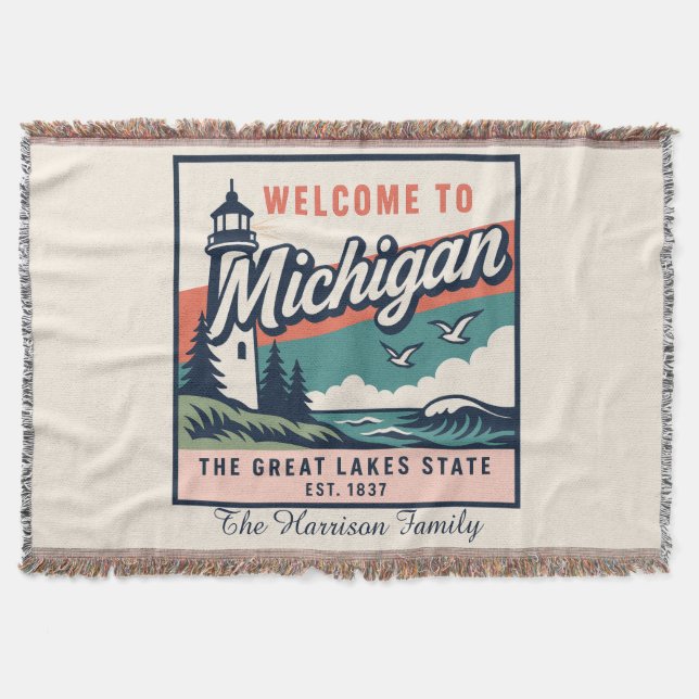 Couverture personnalisée du Michigan (Devant)