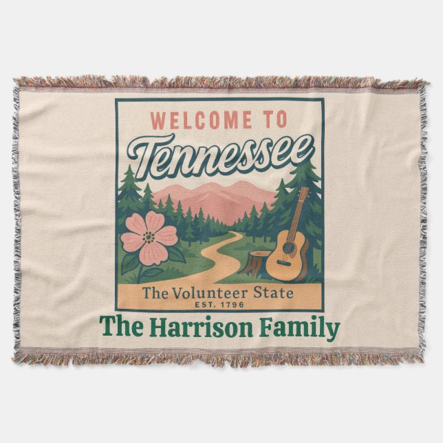 Couverture personnalisée du Tennessee (Devant)