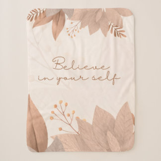 Couverture personnalisée en Sherpa cosy