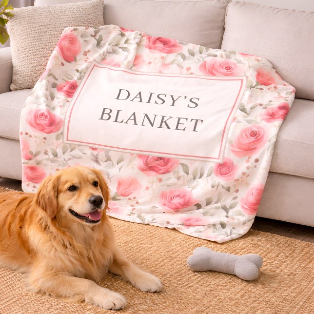 Couverture personnalisée en Sherpa pour chien à mo (Créateur téléchargé)