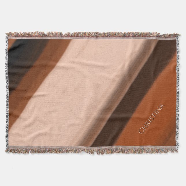 Couverture personnalisée Faux Bois rayé Fantaisie  (Devant)