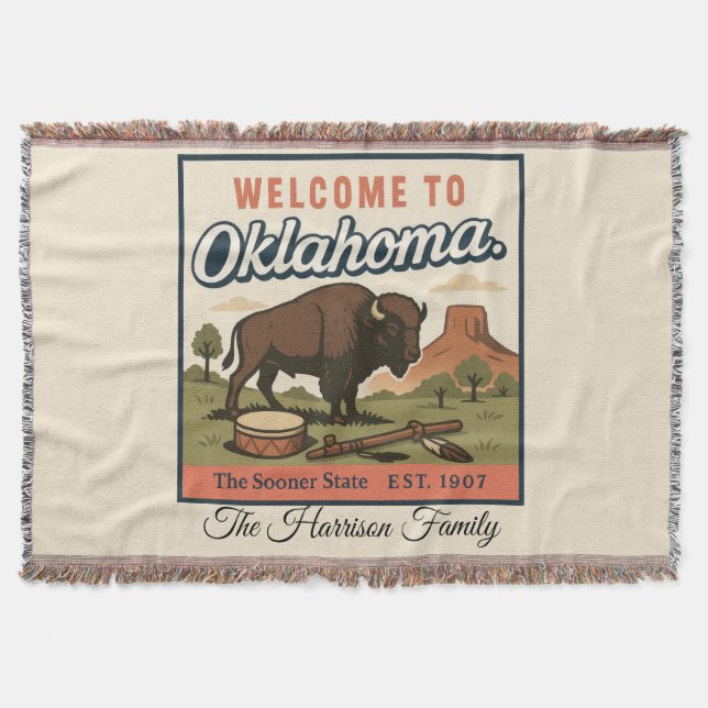 Couverture personnalisée Oklahoma (Devant)