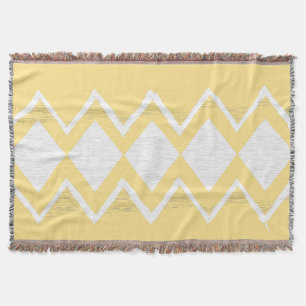 Couverture Personnalisez votre Beach House Aqua Grey Zig Zag