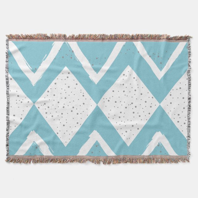 Couverture Personnalisez votre Beach House Grey Zig Zag (Devant)