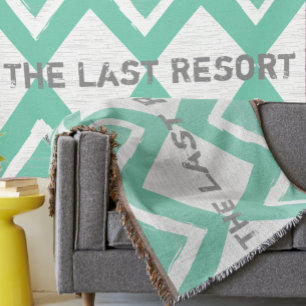 Couverture Personnalisez votre Beach House Mint Aztec Motif