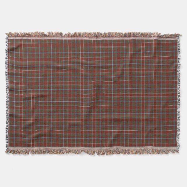 Couverture Perthshire Scotland District Patiné Tartan (Devant)