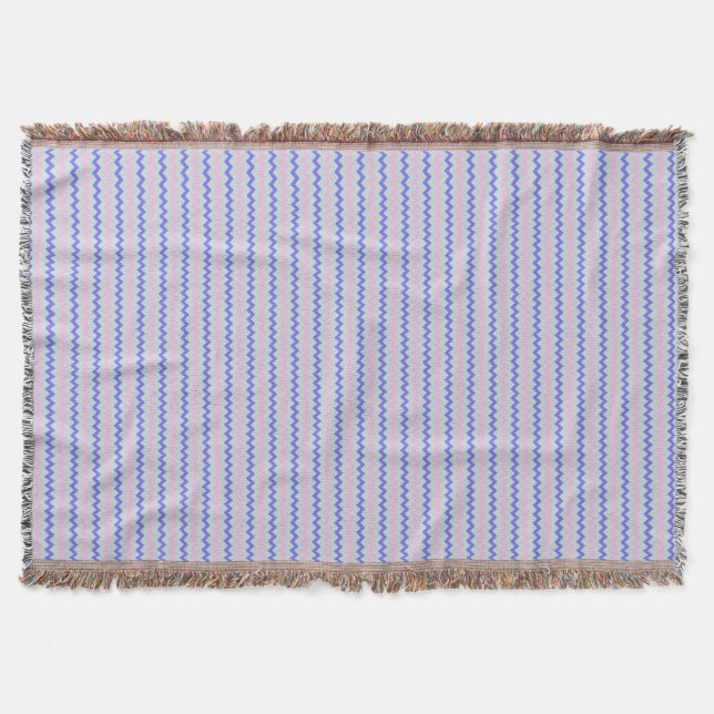 Couverture Petit chevron motif rose (Devant)