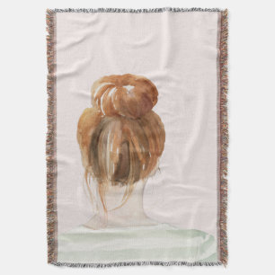 Couverture Petit pain rouge de noeud de dessus de cheveux