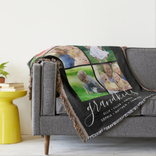 Couverture Petits-enfants personnalisés Noms Instagram 6 Phot