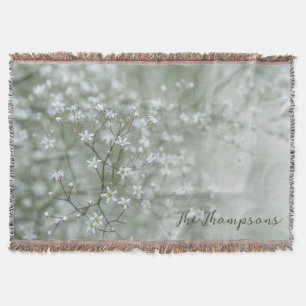 Couverture Photo de fleurs de bébé botanique avec nom