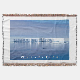 Couverture Photo paysage de l'iceberg Antarctique avec texte