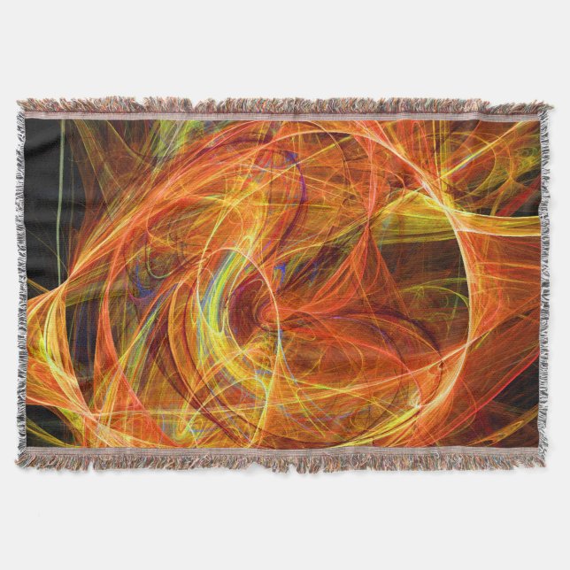 Couverture PHOTON FROID Abstrait Orange Jaune Fractal (Devant)