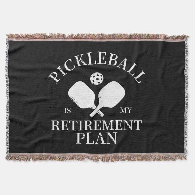 Couverture pickleball est mon projet de retraite (Devant)
