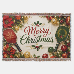 Couverture Pickleball Noël sur le court