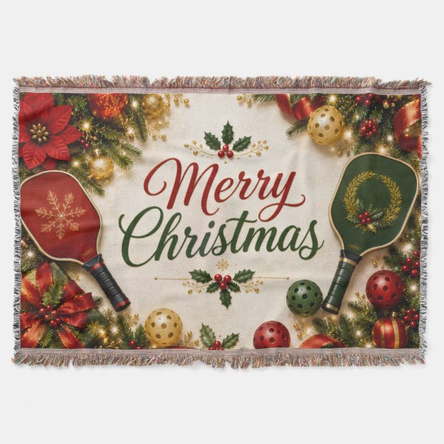 Couverture Pickleball Noël sur le court  (Devant)