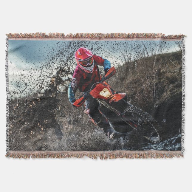 Couverture Pilote de vélo droit jetez l'oreiller (Devant)