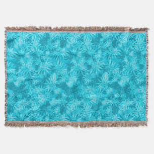 Couverture Pinceau d'ananas Camo Hawaiian Throw Blanket