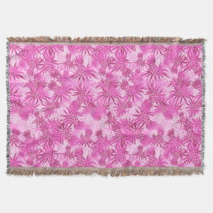 Couverture Pinceau d'ananas Camo Hawaiian Throw Blanket