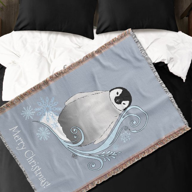 Couverture Pingouin Art Nouveau Snowflakes (Créateur téléchargé)