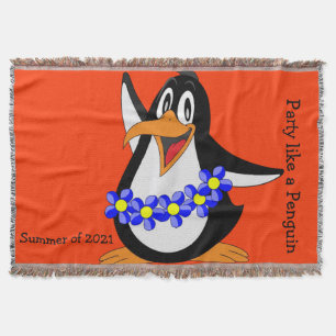 Couverture Pingouin floral de tournesol Lot
