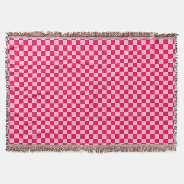 Couverture Pink Combination Classic Checkerboard par STaylor (Devant)