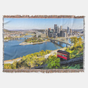 Couverture Pittsburgh Pennsylvanie Duquesne Incline