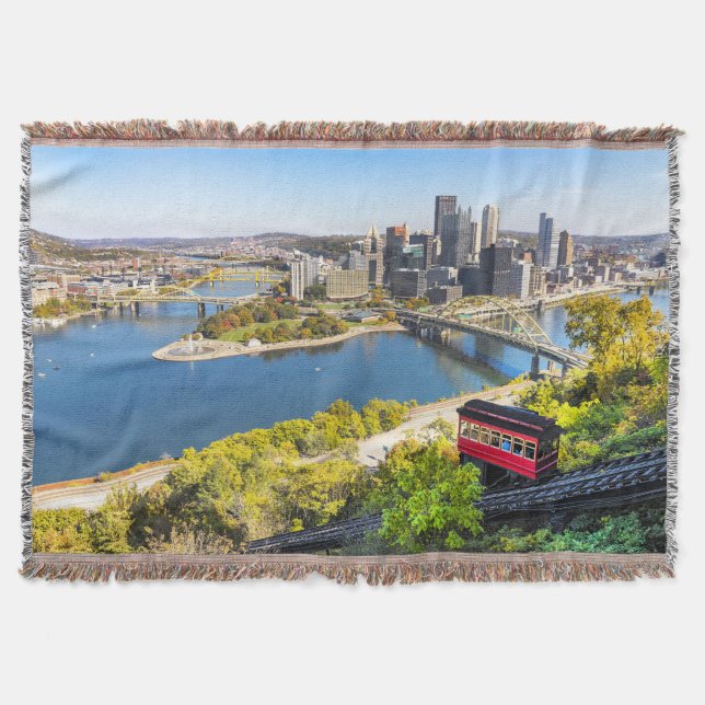 Couverture Pittsburgh Pennsylvanie Duquesne Incline (Devant)