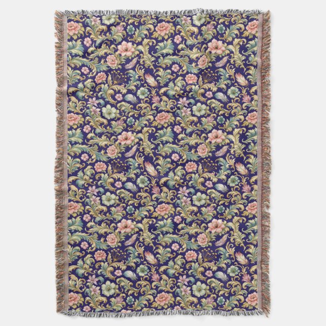 Couverture Pivoine, Anémone et Acanthe de Fleur de Cerisier (devant Vertical)
