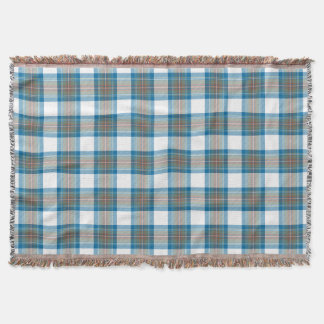 Couverture PixDezines tartan du clan stewart bleu orange
