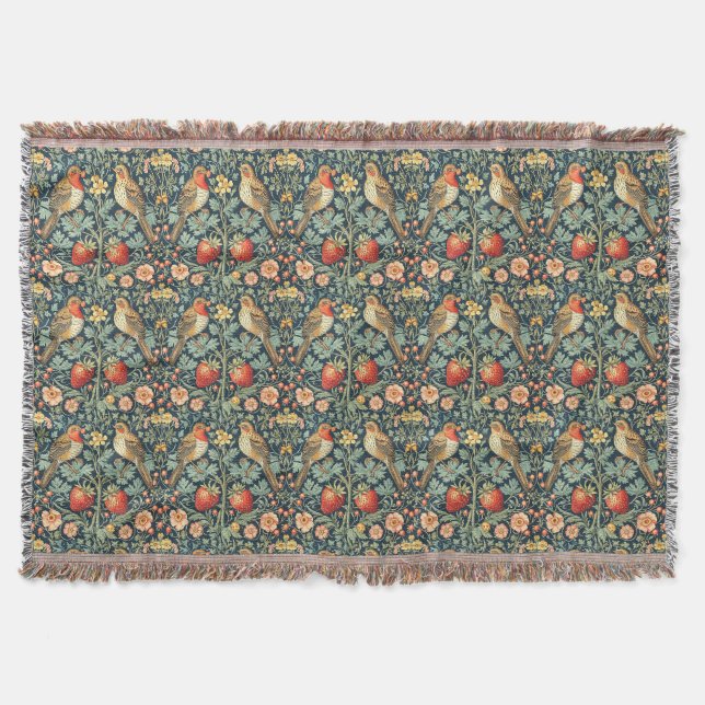 Couverture PixDezines William Morris Strawberry Thief (Devant)