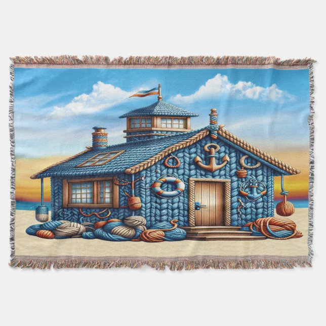 Couverture Plage Hut Thaillot Blanket (Devant)
