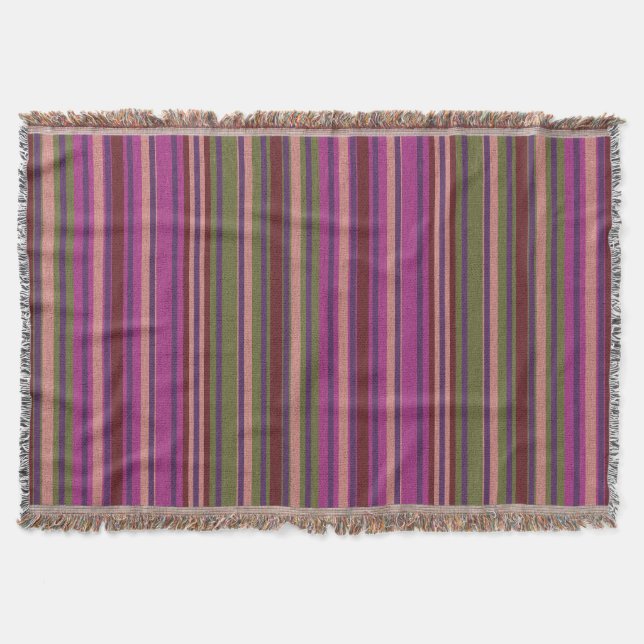 Couverture Plaid à jeté avec motif texturé (Devant)