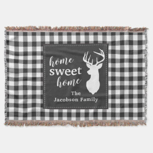 Couverture Plaid Christmas Holiday Home Sweet