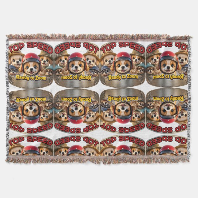 Couverture Plaid de jet (Devant)