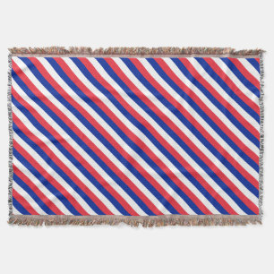 Couverture Plaid de jet du drapeau français